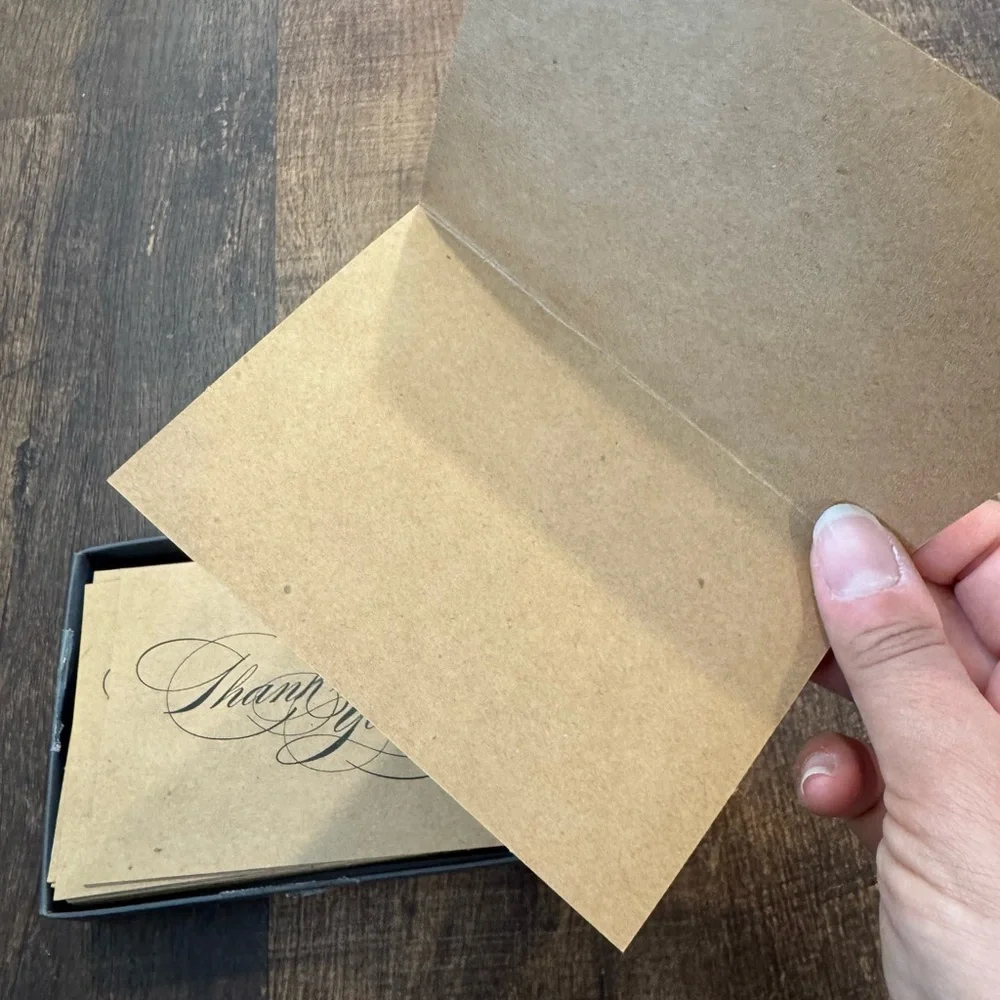 Gartner Studios Thank You Cards - Black